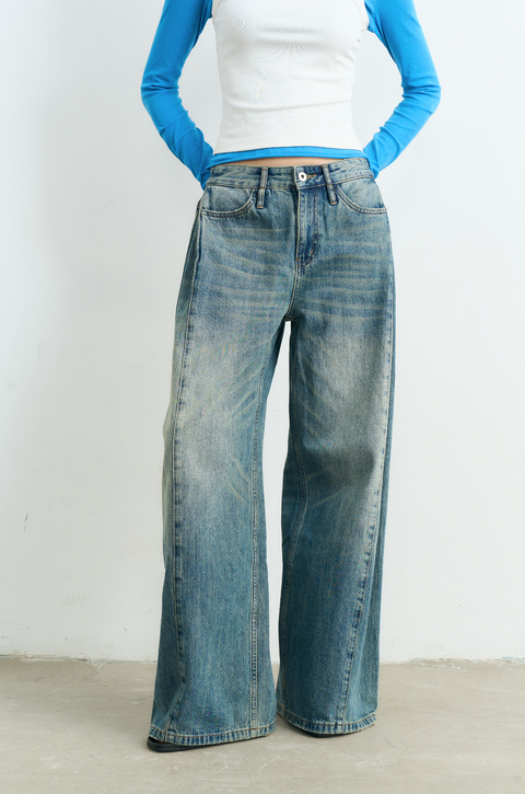 NULL NONE WASHED JEANS