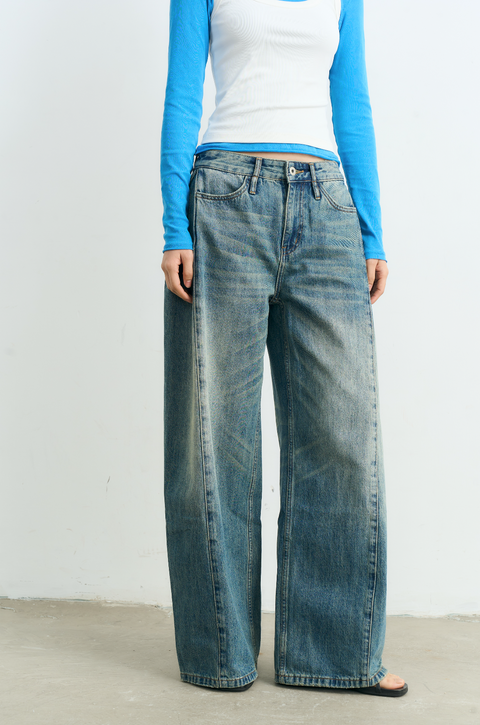 NULL NONE WASHED JEANS