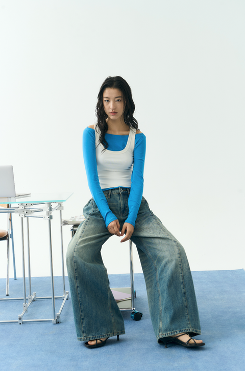 NULL NONE WASHED JEANS