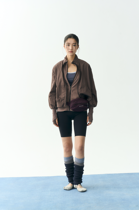 NULL NONE LAYERED ZIP-UP JACKET