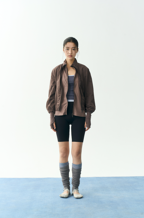 NULL NONE LAYERED ZIP-UP JACKET