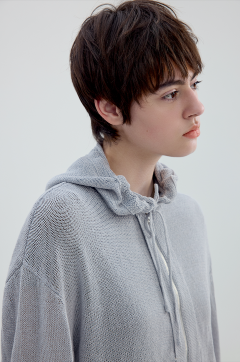 SIMPLE PROJECT WASHI PAPER YARN HOODIE