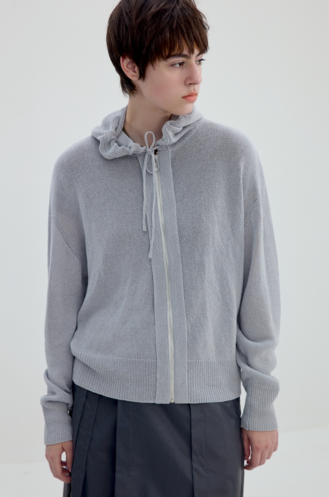 SIMPLE PROJECT WASHI PAPER YARN HOODIE