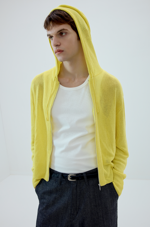 SIMPLE PROJECT WASHI PAPER YARN HOODIE