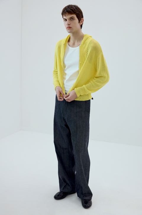 SIMPLE PROJECT WASHI PAPER YARN HOODIE