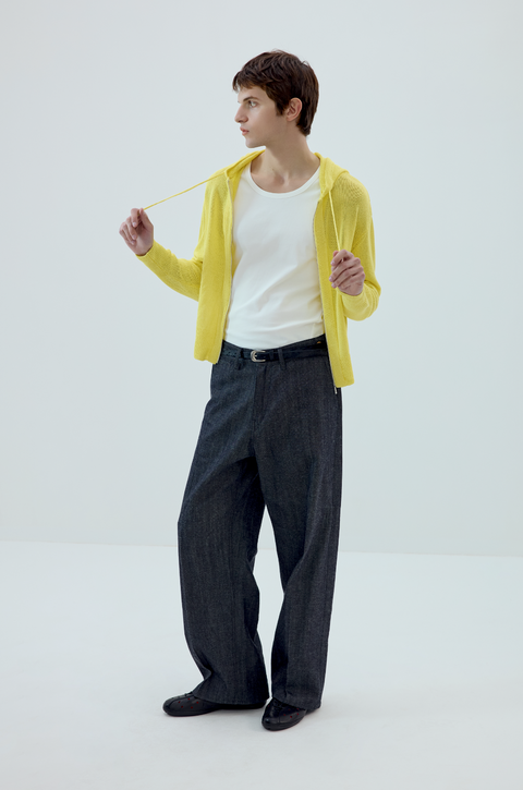 SIMPLE PROJECT WASHI PAPER YARN HOODIE