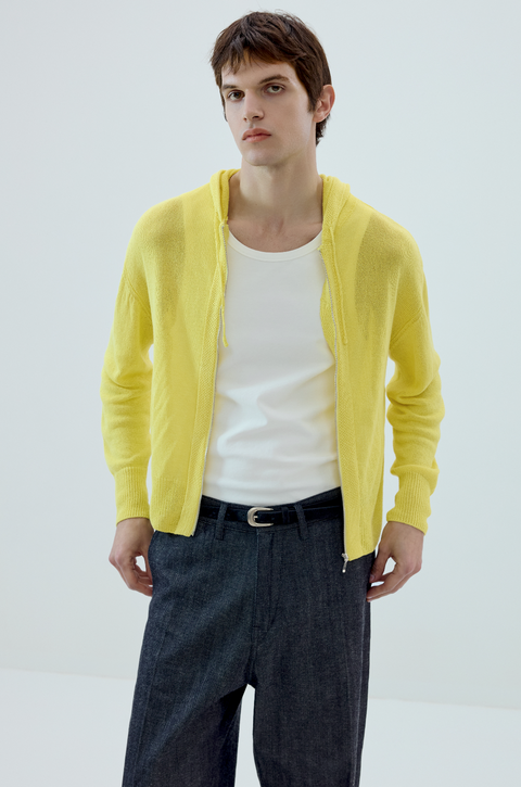 SIMPLE PROJECT WASHI PAPER YARN HOODIE