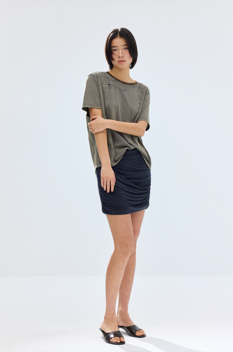 SIMPLE PROJECT CUPRO SKIRT