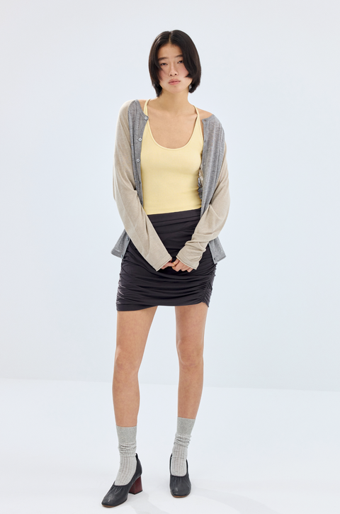 SIMPLE PROJECT CUPRO SKIRT