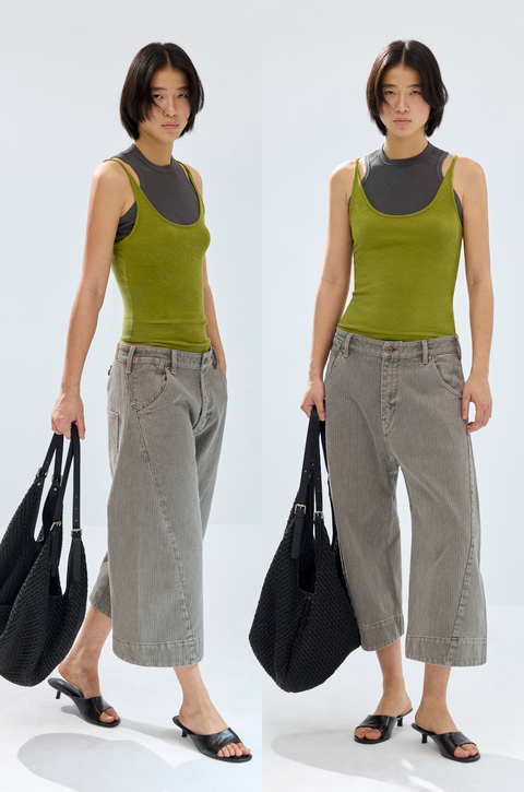 SIMPLE PROJECT U-NECK HALTER TOP