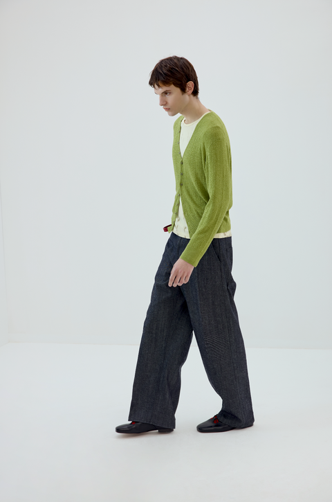 SIMPLE PROJECT LINEN CARDIGAN