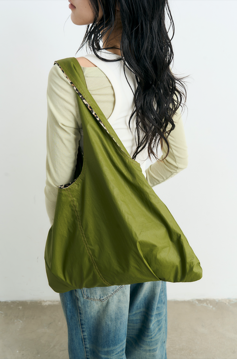 NULL NONE COATED PANEL 2-WAY TOTE BAG