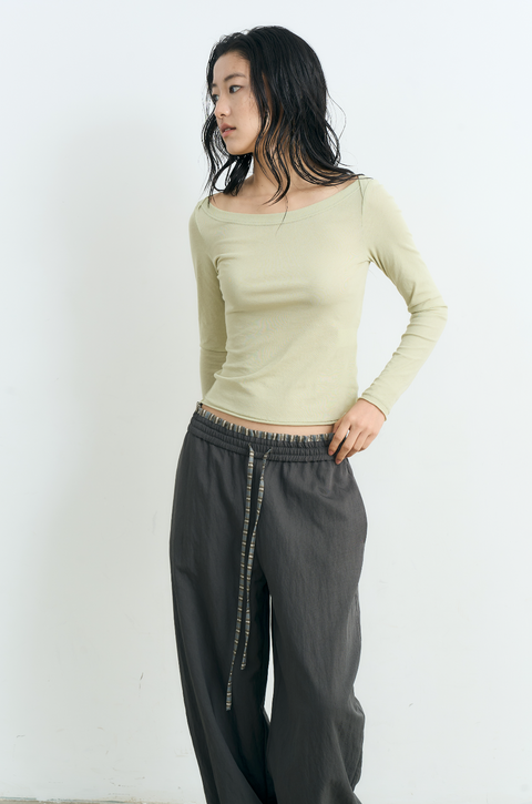 NULL NONE SAILOR STYLE BASE TOP