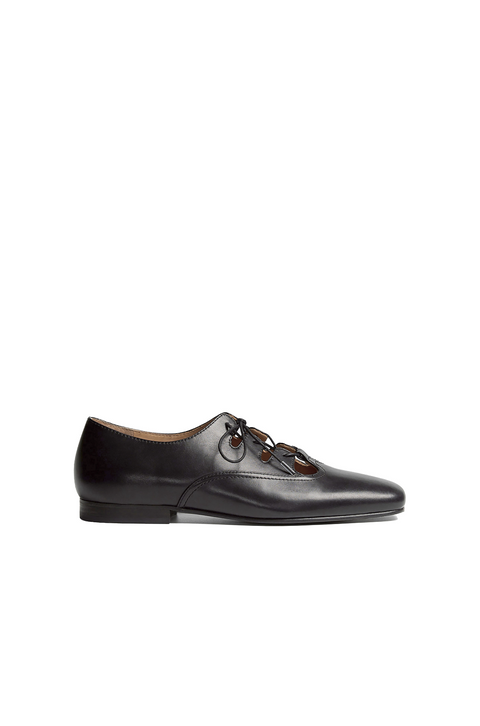 SIMPLE PROJECT BALLET LEATHER SHOES
