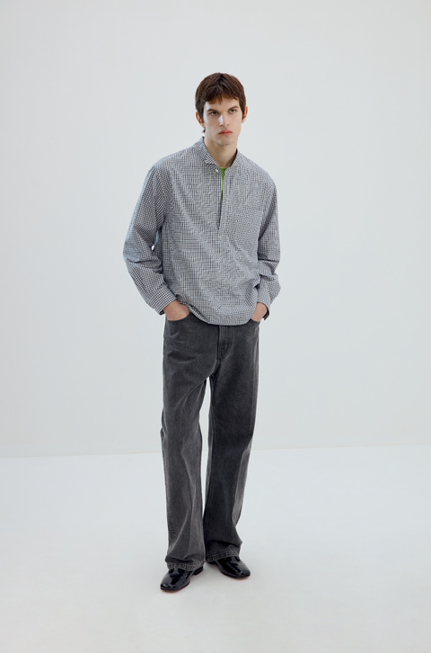 SIMPLE PROJECT PLAID SHIRT