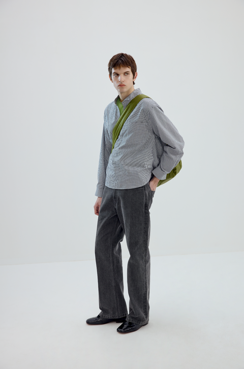 SIMPLE PROJECT PLAID SHIRT