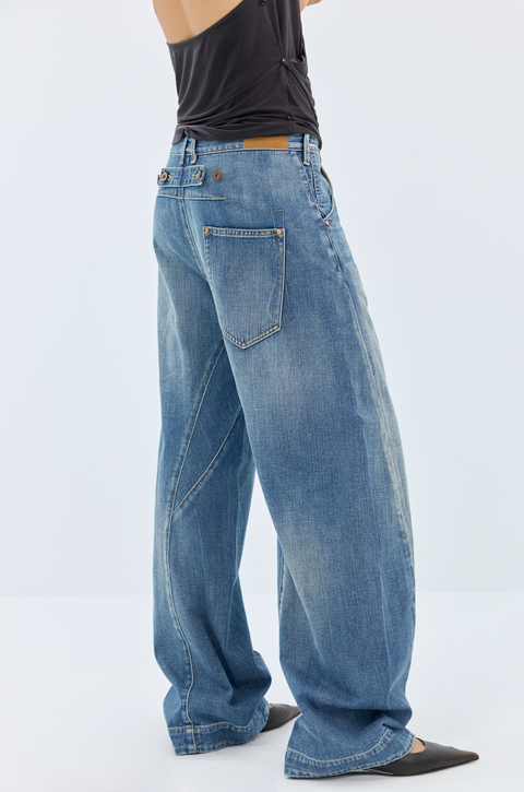 SIMPLE PROJECT ENGINEERED JEANS