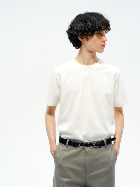 SAIRENSSEI WHITE SHORT SLEEVE T-SHIRT