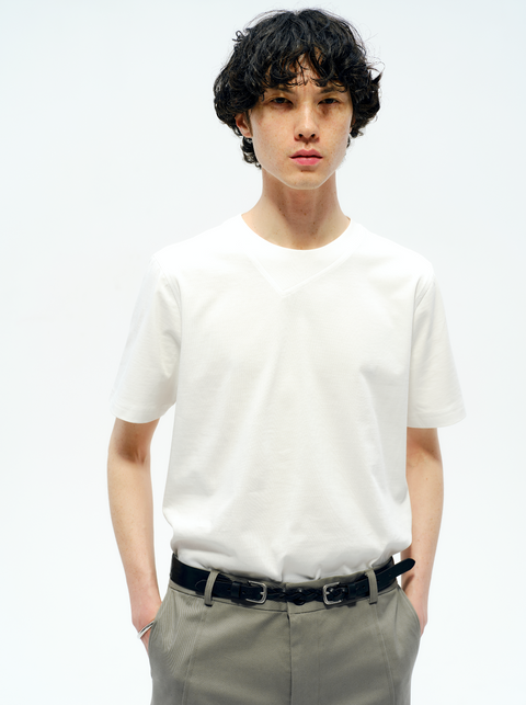 SAIRENSSEI WHITE SHORT SLEEVE T-SHIRT