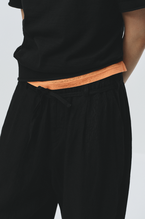 SIMPLE PROJECT LINEN EASY PANTS