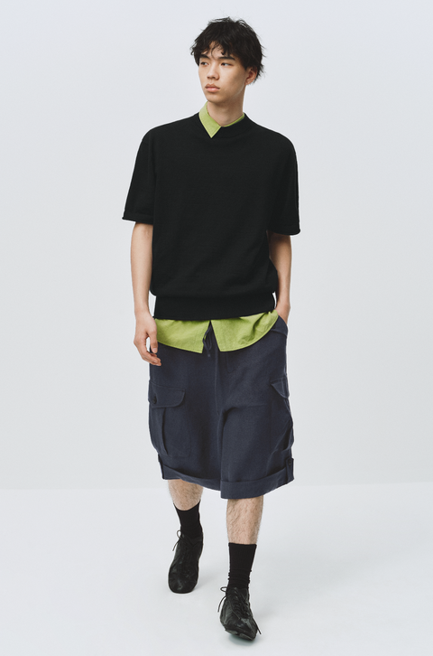SIMPLE PROJECT LINEN SHORTS