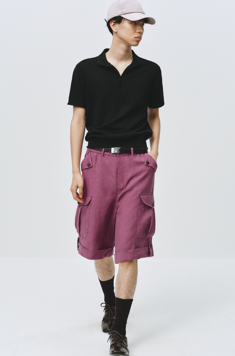 SIMPLE PROJECT LINEN SHORTS