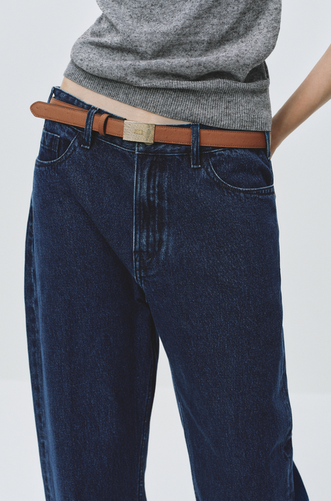 SIMPLE PROJECT DARK BLUE JEANS