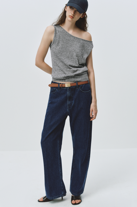 SIMPLE PROJECT DARK BLUE JEANS