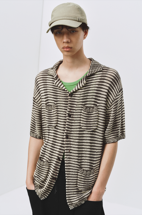SIMPLE PROJECT STRIPED SHIRT