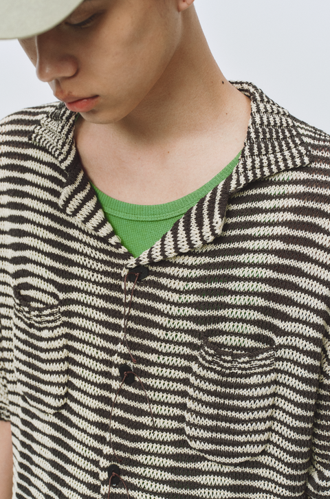 SIMPLE PROJECT STRIPED SHIRT