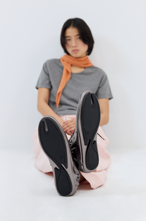SIMPLE PROJECT RIDING LEATHER SHOES
