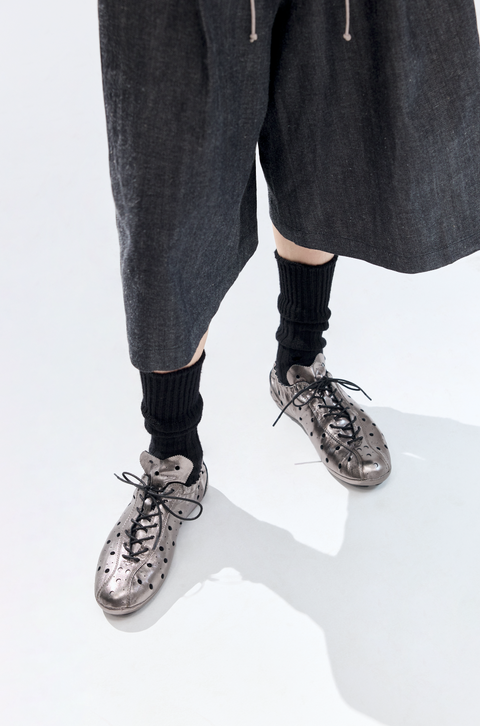 SIMPLE PROJECT RIDING LEATHER SHOES