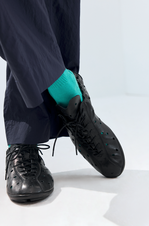 SIMPLE PROJECT RIDING LEATHER SHOES
