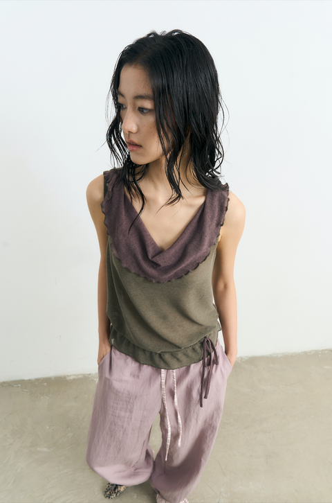NULL NONE COLORBLOCK KNIT VEST