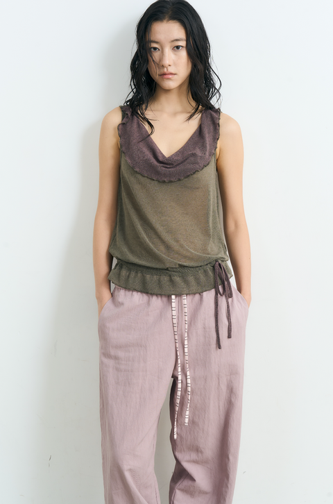 NULL NONE COLORBLOCK KNIT VEST