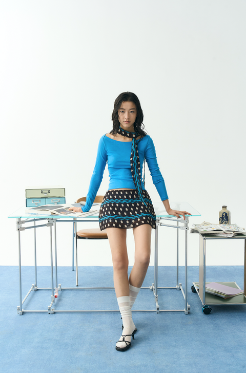 NULL NONE A-LINE MINI SKIRT