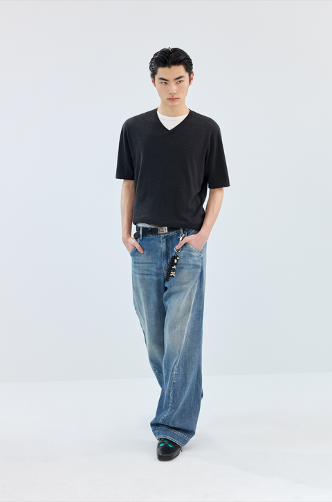 SIMPLE PROJECT V-NECK T-SHIRT