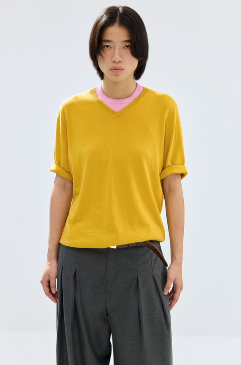 SIMPLE PROJECT V-NECK T-SHIRT