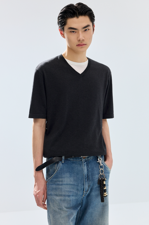 SIMPLE PROJECT V-NECK T-SHIRT