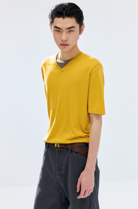 SIMPLE PROJECT V-NECK T-SHIRT