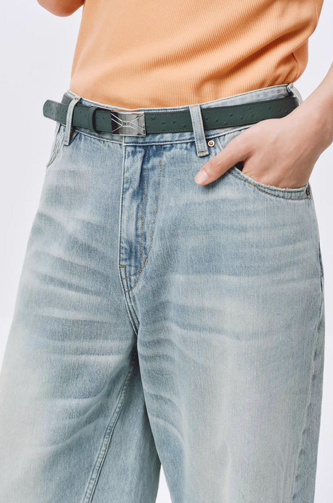 SIMPLE PROJECT LIGHT BLUE DENIM SHORTS