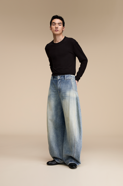 OPICLOTH WIDE-LEG JEANS