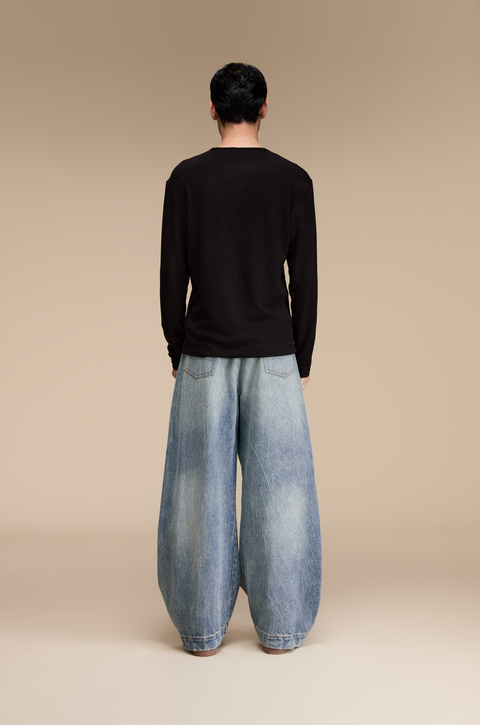 OPICLOTH WIDE-LEG JEANS