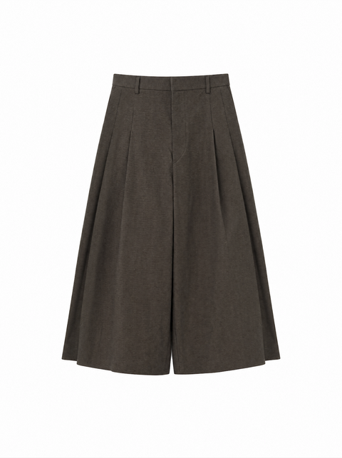 OPICLOTH HOUNDSTOOTH CROPPED SHORTS