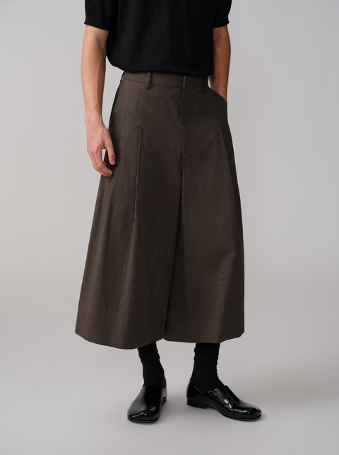 OPICLOTH HOUNDSTOOTH CROPPED SHORTS