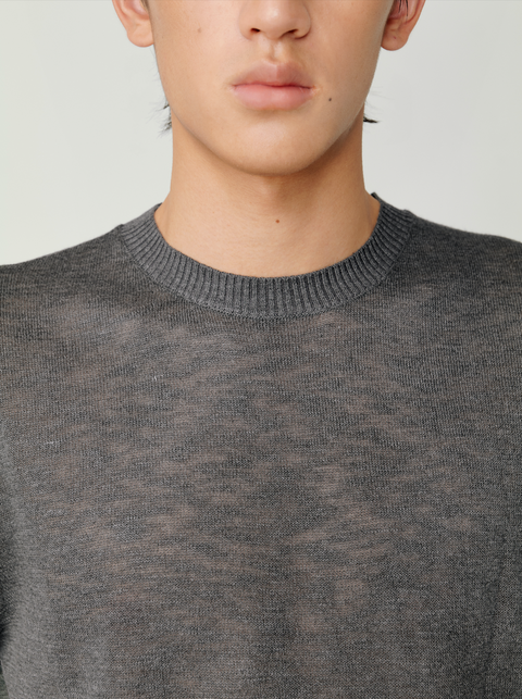 OPICLOTH LINEN-LOOK KNIT TOP