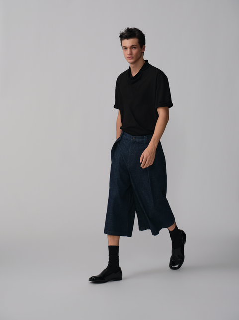 OPICLOTH COWL NECK T-SHIRT