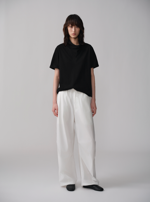 OPICLOTH COWL NECK T-SHIRT