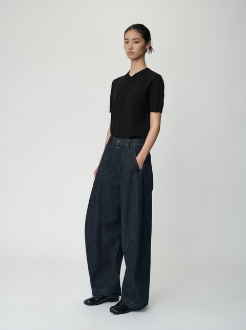 OPICLOTH INDIGO CURVED JEANS
