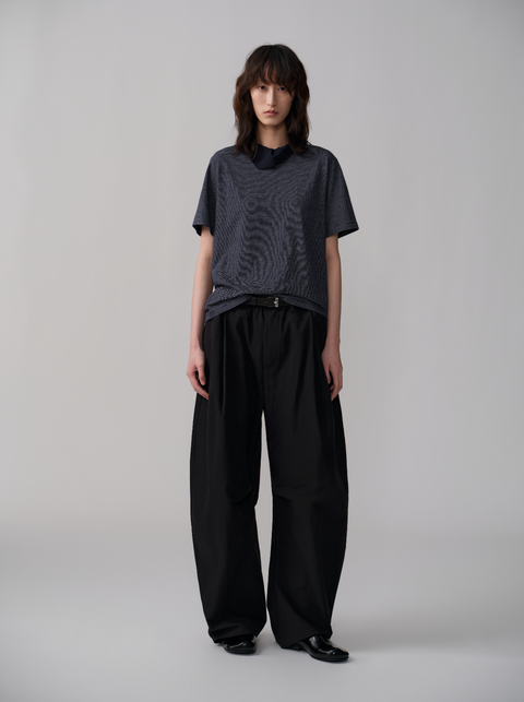 OPICLOTH NECKERCHIEF STRIPED T-SHIRT